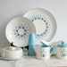 Swiss Alpine / Chalet Ultimate Serving Set - Stetson Marcrest Serving Plate and Bowl, Butter, Creamer, Sugar, Gravy, Salt & Pepper
