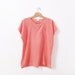 Vintage Silk blouse, peach / salmon size L