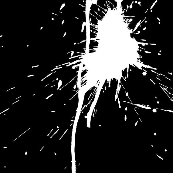 Black and White Art Abstract Art Unique Wall Art Canvas