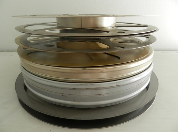 Vintage Film Movie Reels Cannister Large Metal Instant