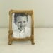 Vintage Gold Matte Brass Frame Art Nouveau Style