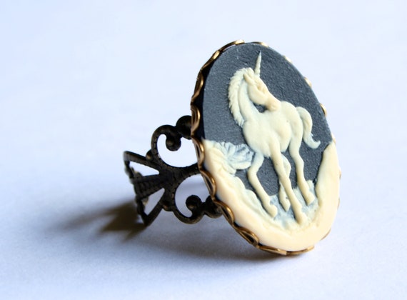 Victorian Unicorn Ring