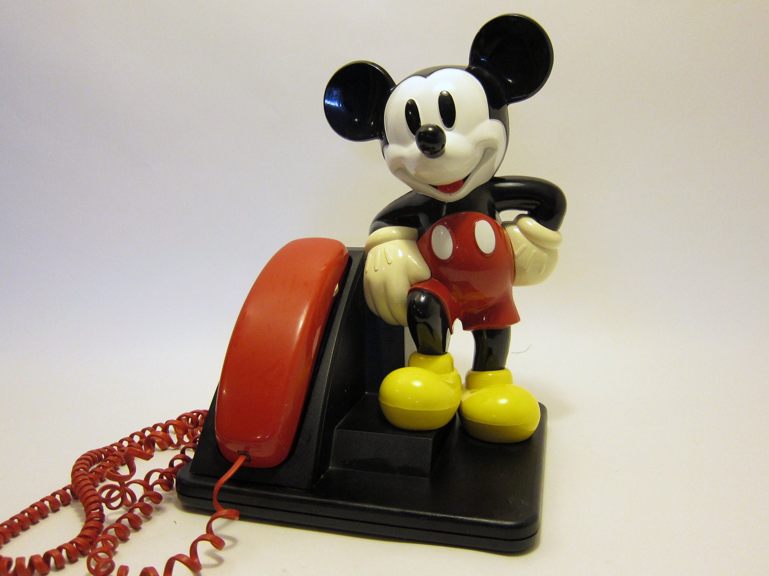 mickey mouse talking telephone toy