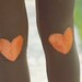 My Leather Heart Leggings // size XS