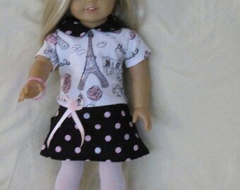 Paris dress for the American Girl Doll and other 18 inch dolls
