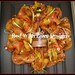 Thanksgiving Wreath, Thanksgiving, Thanksgiving Decoration, Thanksgiving Decor, Turkey, Turkey Wreath, Wreath, Deco Mesh Wreath, Fall