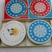Vintage Plastic Coated Round Playing Cards