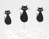 Black Cat Cupcake Toppers Il_170x135