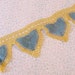Reserved: Lovely Vintage Crochet Trim in Golden Yellow and Deep Sky Blue