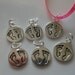 20 Silver Baby Foot Prints Charms - 1/2" Gender Neutral Baby Shower Invitation or Announcement Embellishment