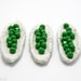 Opaque Green Fire Polished Czech Glass Bead 6mm (35) Polish Faceted Spring LAST