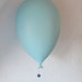 XL Balloon lamp Yves Christin for bilumen wall or ceiling light, Italy 1970s diffuser of blown plastic and black ABS base