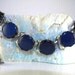 Vintage NECKLACE Deep Blue THERMOSET Moonglow 1950s 18.00 obo
