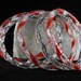 Vintage Bangle Bracelets Murano Glass Set of Five 25.00 obo