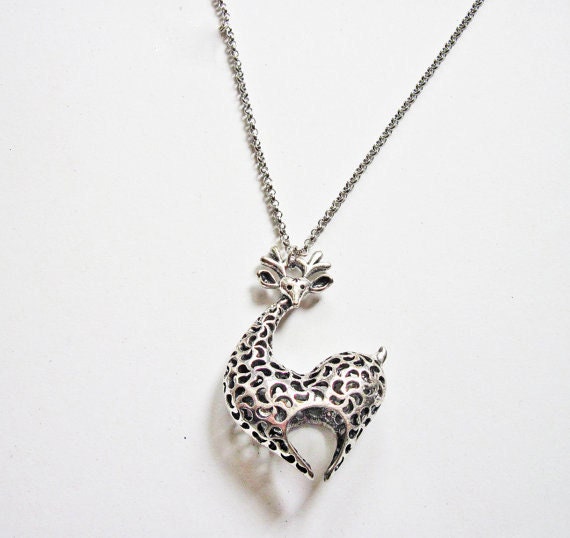 animal jewelry giraffe necklace giraffe jewelry necklace