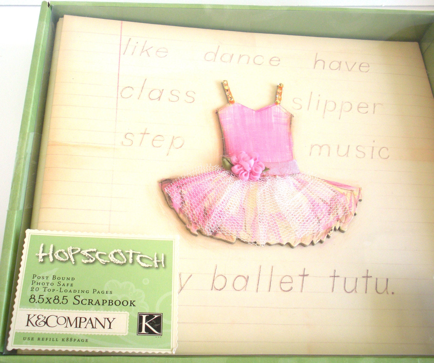 Ballet Scrapbook &amp; Paper set. Complete 20 Colorful Pages:
