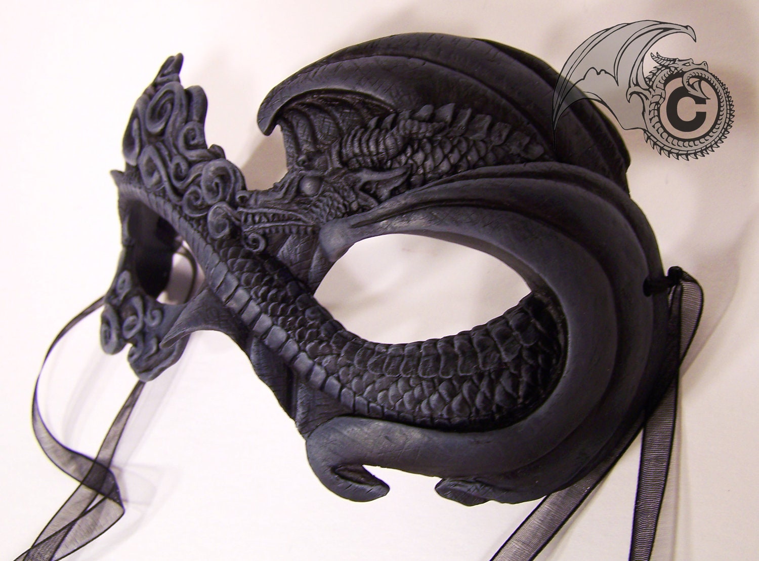 Dark Fire Dragon Mask