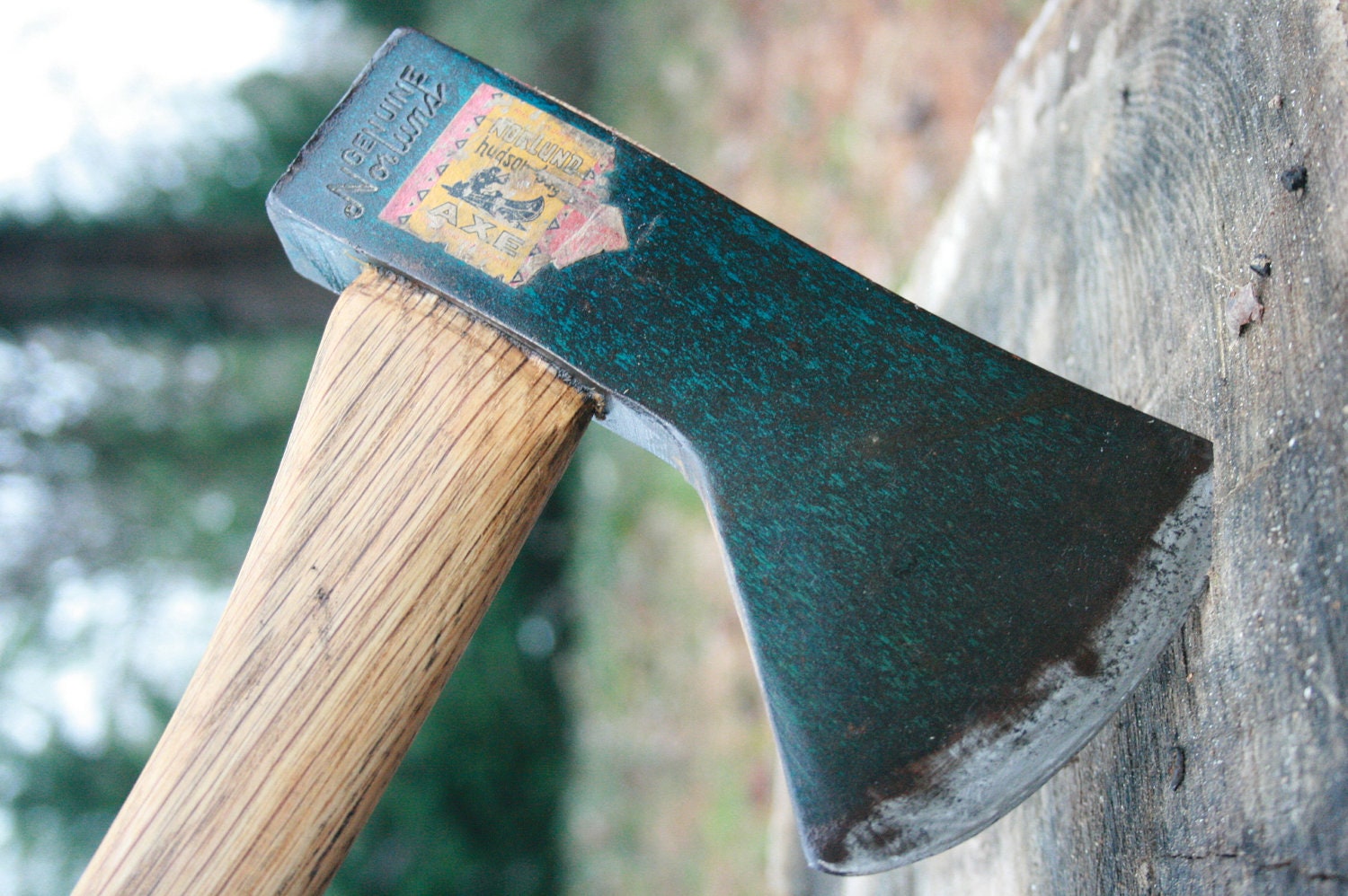 Restored Vintage Norlund Hudson Bay Axe by axestogrind on Etsy