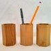 Pens and Pencil Holder Hexagon Style Made From Alder Wood By Father On The Mountain