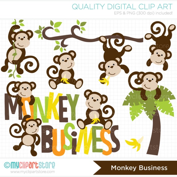 monkey business clipart - photo #1
