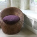 Vintage Mid Century Modern Wicker Lounge Chairs - Rattan, Patio, Outdoor