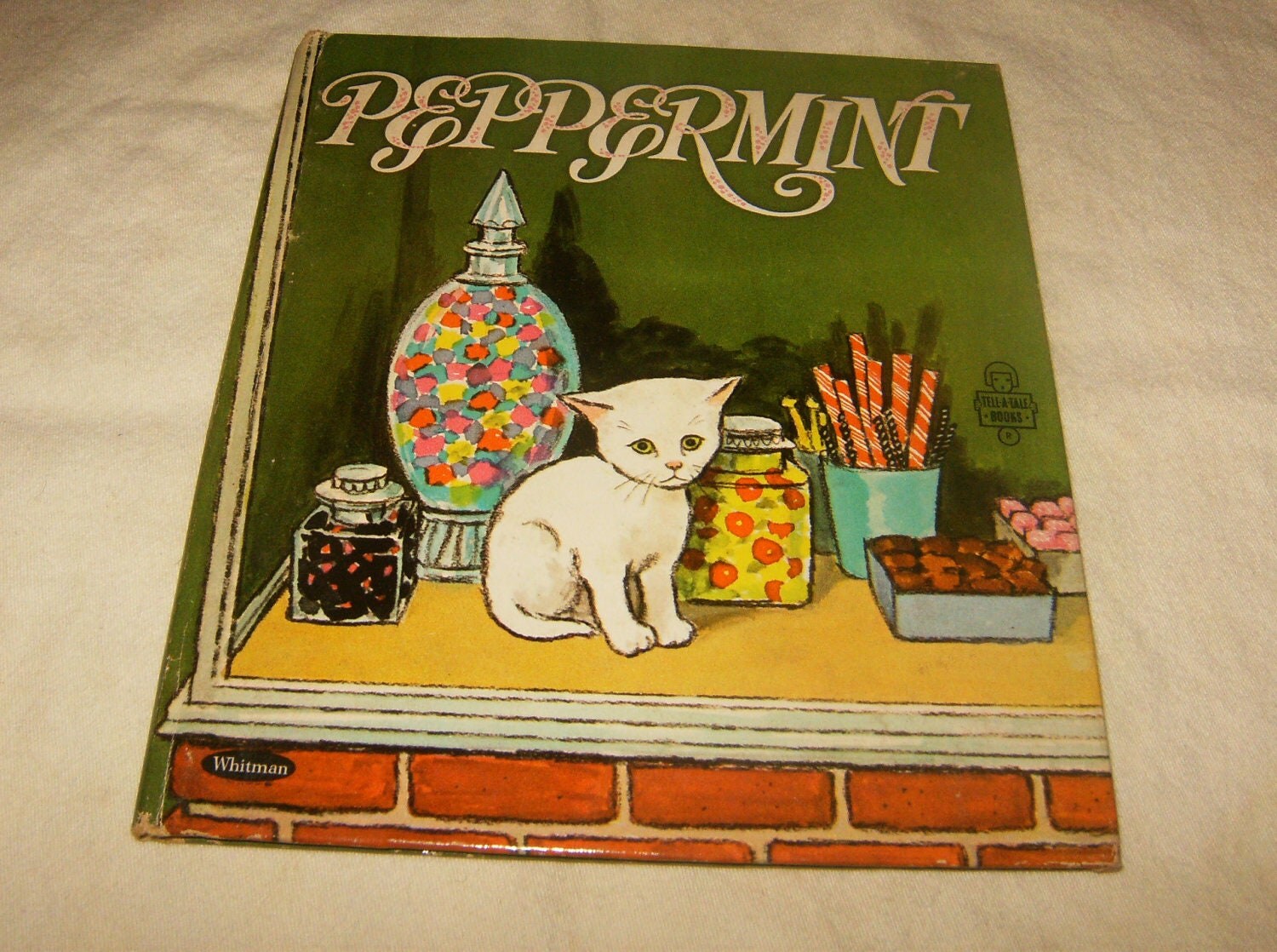 1966 Peppermint Cat Vintage Tell a Tale Whitman by vintagemags4u