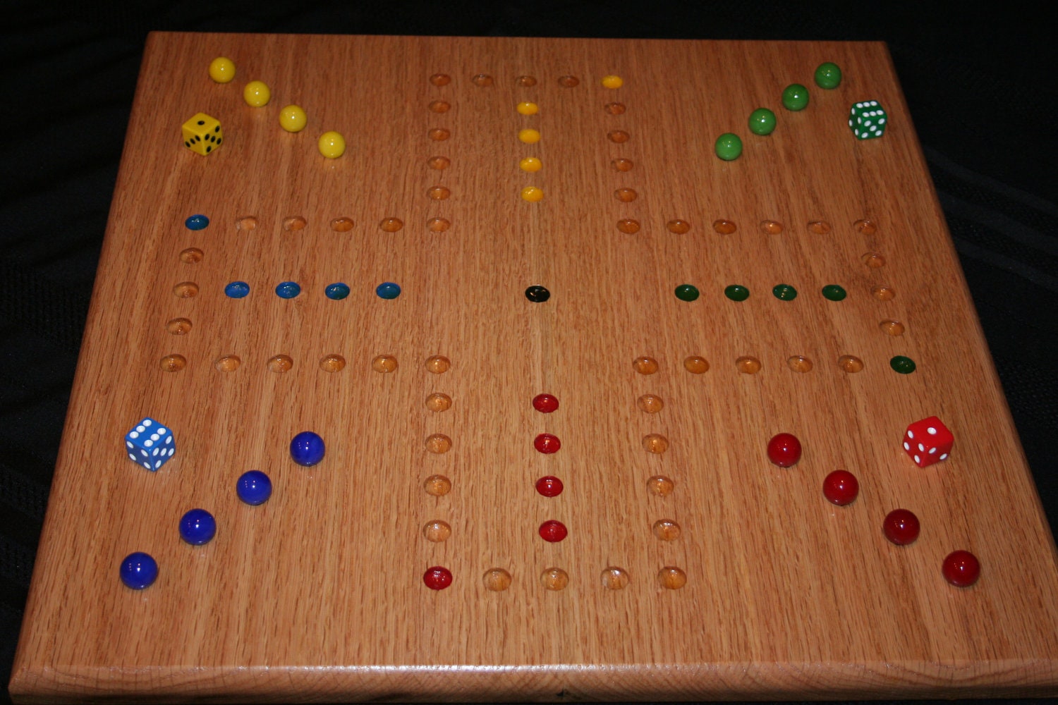 SALE Aggravation Game Board 4Player Wood by PapasWorkbench