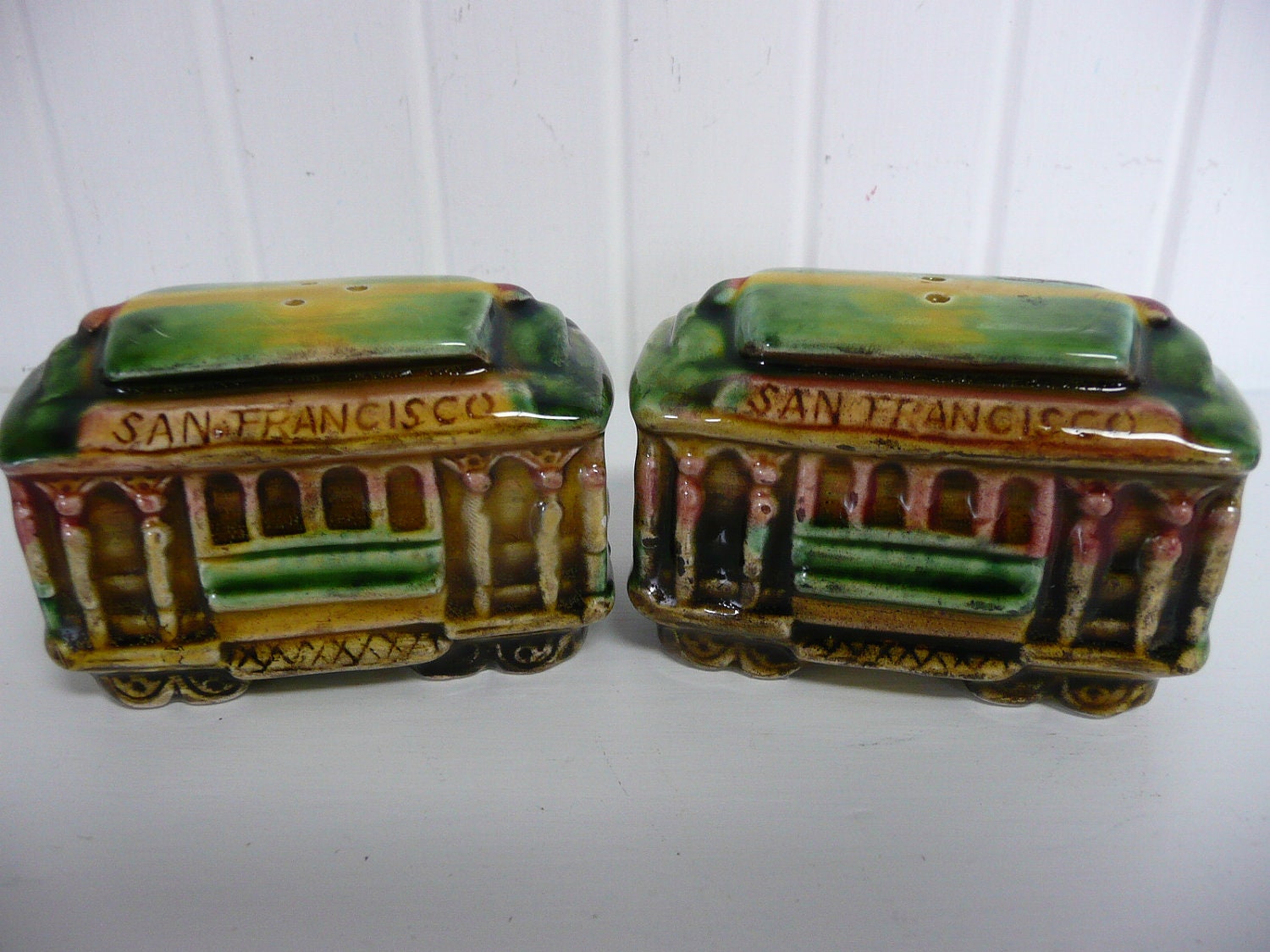 1960s San Francisco Souvenir Ceramic Salt and by NewLifeVintageRVs