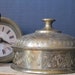 Brass jewelry, trinket box.