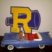 HIGH SCHOOL LETTER Patch possibly Rydell High School wink