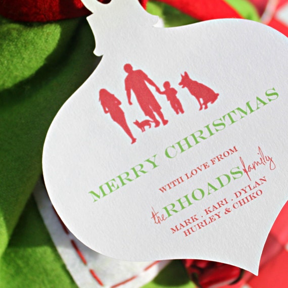 Items similar to Custom Christmas Gift Tags on Etsy