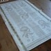 Art Deco Linen Towel Diamonds Floral Pattern Blue Yellow Stripes Kitchen Runner Dish Cloth Napkin Bath Cloth Torchons Germany