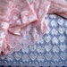 Elastic Hearts Wide Lace, Pink, 5 1/2 inch wide, 1 Yard For Apparel, Home Decor, Accessories, Mixed Media, Scrapbbok