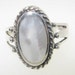 Vintage Mother of Pearl Silver Ring