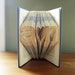 First Anniversary Gift - Custom Folded Book Art - Initials With Heart - Wedding Present - Wedding Decoration - Paper Anniversary - Handmade