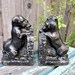 Vintage Dog Bookends 1925 Spelter Art Deco Ronson Bookends