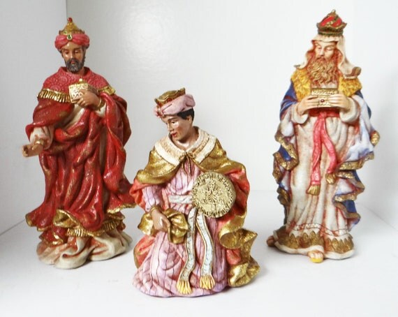 Vintage Kurt S Adler 3 Wise Men figurines 3 Magi The Vatican