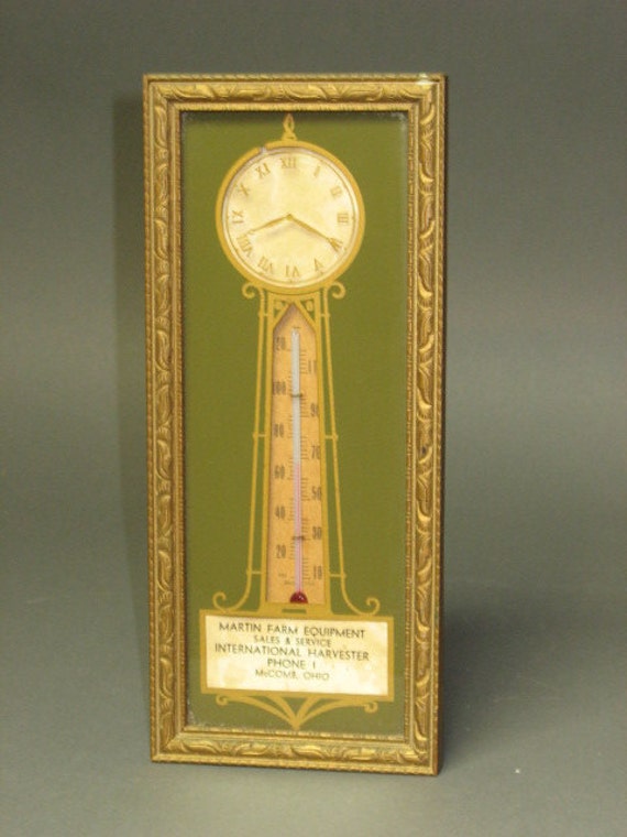 Very Old Advertising Thermometer from Ohio for Martin Farm
