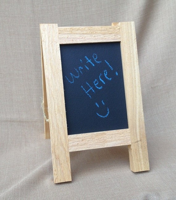 Rustic Chalkboard Easel 9