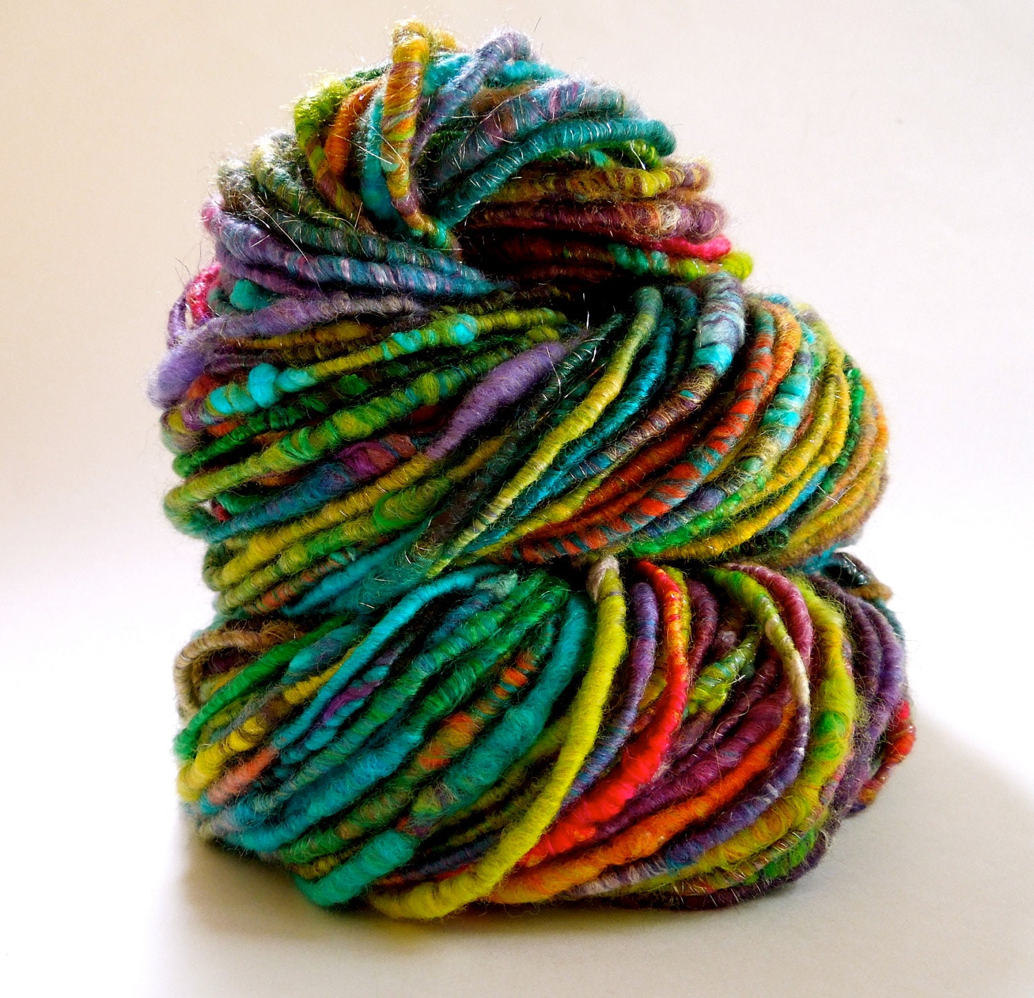 Gemstone Bracelet Handspun Yarn