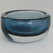 Vintage 1960s Nils Landberg Orrefors Sommerso Art Glass Bowl