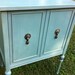 RESERVED FOR SUSAN Furgeson Cabinet Painted in Annie Sloan Chalk Paint Duck Egg