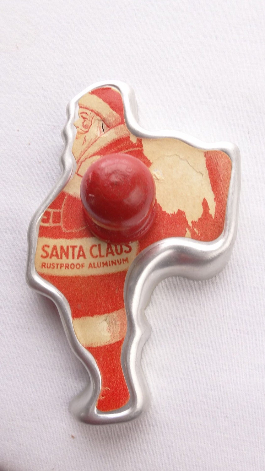 Vintage 1940s Santa Claus Cookie Cutter with by theoldmilkbarn