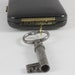 Retro Prince Gardner Black Leather Hard Shell Key Case