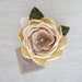 Flower Brooch. Fabric Flower Brooch. Flower Accessory. Brooch Pin. Jewelry Brooch. Gold, Chanpagne, Lace, Yellow Flower. Fall Collection.