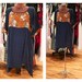 1980s Cotton Floral Print Asymmetrical Hem Light Summer Festival Tunic Mini Dress