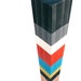 Minimalist Wood Sculpture Modern Tribal Art by Totem Color Blocks