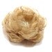Fabric flower hair clip, taupe fabric flower brooch, brown beige fabric flower hair clip