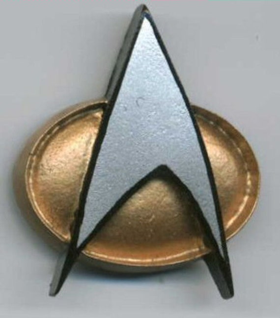 star trek tng combadge