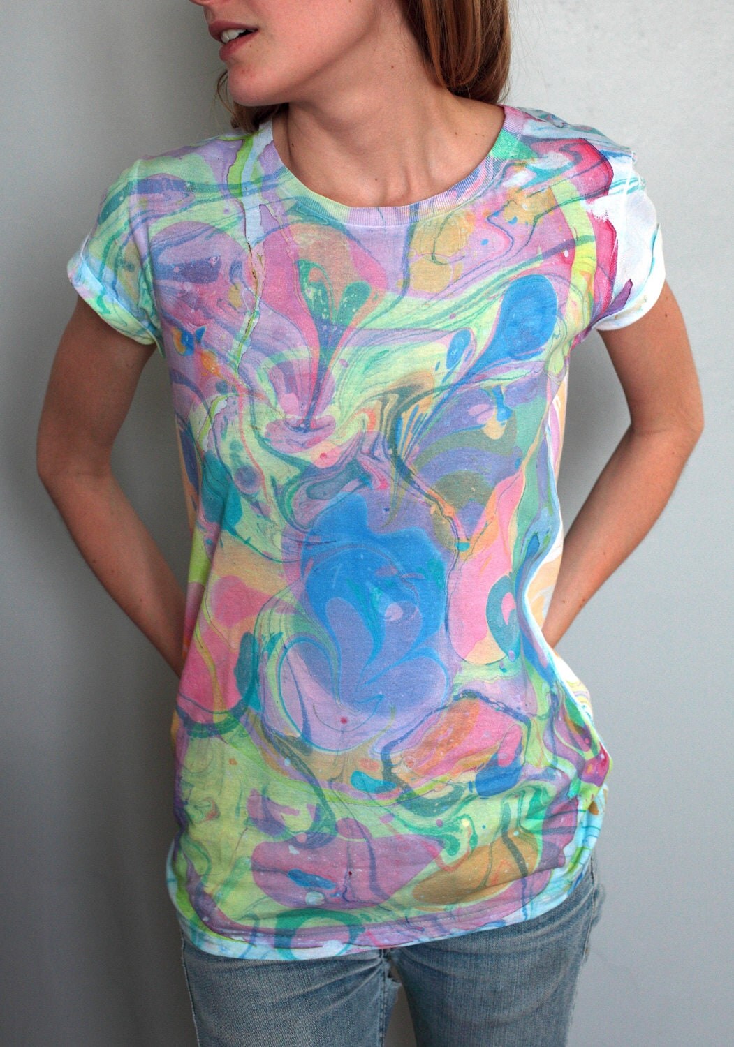 Marbled TShirt Tie&Dye Pastel